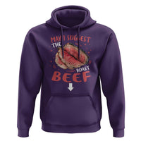 Funny May I Suggest The Roast Beef Hoodie Embarrassing Inappropriate Adult Humor