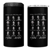 Celebrating 100 Years Of Black History Month 1926 2026 4 in 1 Can Cooler Tumbler Black Leaders