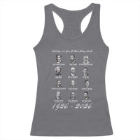 Celebrating 100 Years Of Black History Month 1926 2026 Racerback Tank Top Black Leaders