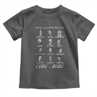 Celebrating 100 Years Of Black History Month 1926 2026 Toddler T Shirt Black Leaders