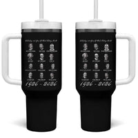 Celebrating 100 Years Of Black History Month 1926 2026 Tumbler With Handle Black Leaders