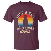Funny Just A Boy Who Loves Phil Groundhog T Shirt Punxsy Woodchuck Day Lover - Wonder Print Shop