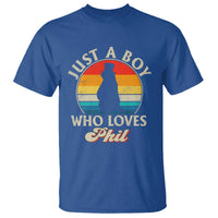 Funny Just A Boy Who Loves Phil Groundhog T Shirt Punxsy Woodchuck Day Lover - Wonder Print Shop