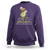 Off To Be Radical Left Scum Sweatshirt Funny Frog Resistance