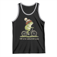 Off To Be Radical Left Scum Tank Top Funny Frog Resistance