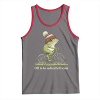Off To Be Radical Left Scum Tank Top Funny Frog Resistance