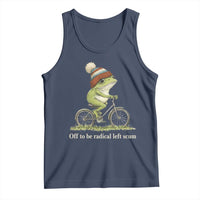 Off To Be Radical Left Scum Tank Top Funny Frog Resistance
