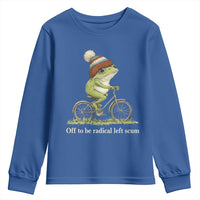 Off To Be Radical Left Scum Youth Sweatshirt Funny Frog Resistance
