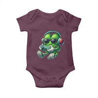 Funny Video Game Shamrock St Patricks Day Gamer Baby Onesie