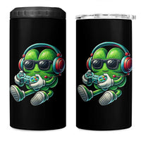 Funny Video Game Shamrock St Patricks Day Gamer 4 in 1 Can Cooler Tumbler
