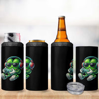 Funny Video Game Shamrock St Patricks Day Gamer 4 in 1 Can Cooler Tumbler