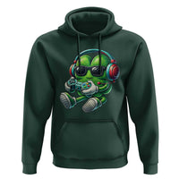 Funny Video Game Shamrock St Patricks Day Gamer Hoodie