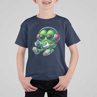 Funny Video Game Shamrock St Patricks Day Gamer T Shirt For Kid