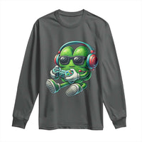 Funny Video Game Shamrock St Patricks Day Gamer Long Sleeve Shirt