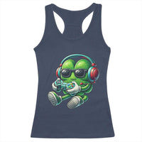 Funny Video Game Shamrock St Patricks Day Gamer Racerback Tank Top