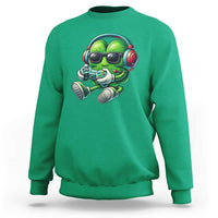 Funny Video Game Shamrock St Patricks Day Gamer Sweatshirt