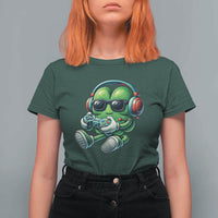 Funny Video Game Shamrock St Patricks Day Gamer T Shirt For Women