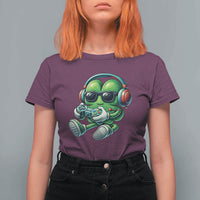 Funny Video Game Shamrock St Patricks Day Gamer T Shirt For Women