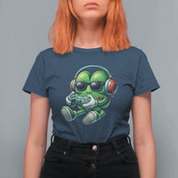 Funny Video Game Shamrock St Patricks Day Gamer T Shirt For Women