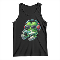 Funny Video Game Shamrock St Patricks Day Gamer Tank Top