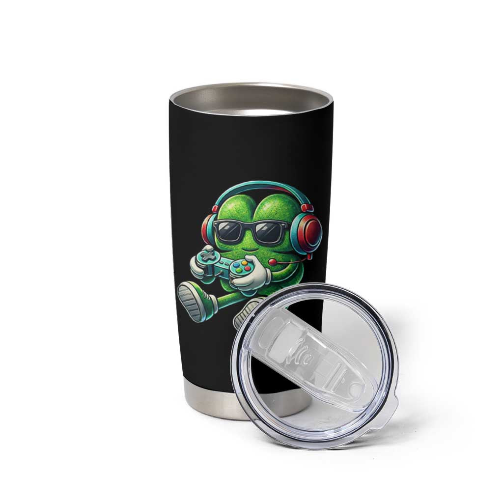 Funny Video Game Shamrock St Patricks Day Gamer Tumbler Cup