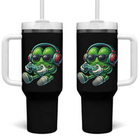 Funny Video Game Shamrock St Patricks Day Gamer Tumbler With Handle
