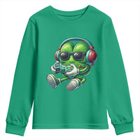 Funny Video Game Shamrock St Patricks Day Gamer Youth Sweatshirt