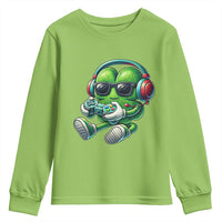 Funny Video Game Shamrock St Patricks Day Gamer Youth Sweatshirt