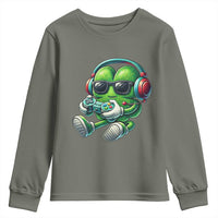 Funny Video Game Shamrock St Patricks Day Gamer Youth Sweatshirt