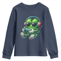 Funny Video Game Shamrock St Patricks Day Gamer Youth Sweatshirt