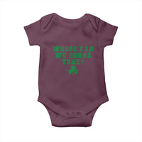 Funny Whose Car We Gonna Take Meme Shamrock Baby Onesie