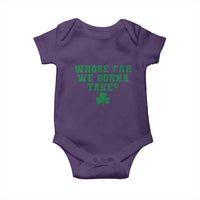 Funny Whose Car We Gonna Take Meme Shamrock Baby Onesie