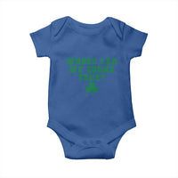 Funny Whose Car We Gonna Take Meme Shamrock Baby Onesie