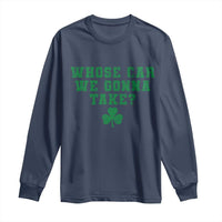 Funny Whose Car We Gonna Take Meme Shamrock Long Sleeve Shirt