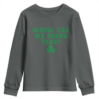 Funny Whose Car We Gonna Take Meme Shamrock Youth Sweatshirt