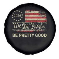 Be Pretti Good Spare Tire Cover Human Rights Protest Vintage Betsy Ross Flag
