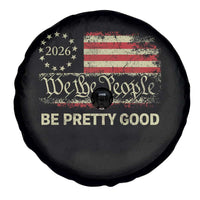 Be Pretti Good Spare Tire Cover Human Rights Protest Vintage Betsy Ross Flag