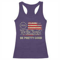 Be Pretti Good Racerback Tank Top Human Rights Protest Vintage Betsy Ross Flag