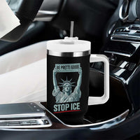Be Pretti Good Stop Ice Tumbler With Handle Statue Of Liberty Minneapolis Protest