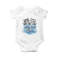 Chinga La Migra Baby Onesie Cute Cat Melting Ice Pro Immigrant
