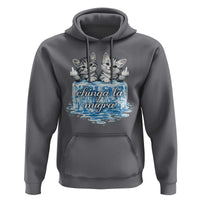 Chinga La Migra Hoodie Cute Cat Melting Ice Pro Immigrant