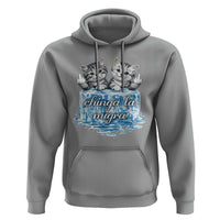 Chinga La Migra Hoodie Cute Cat Melting Ice Pro Immigrant
