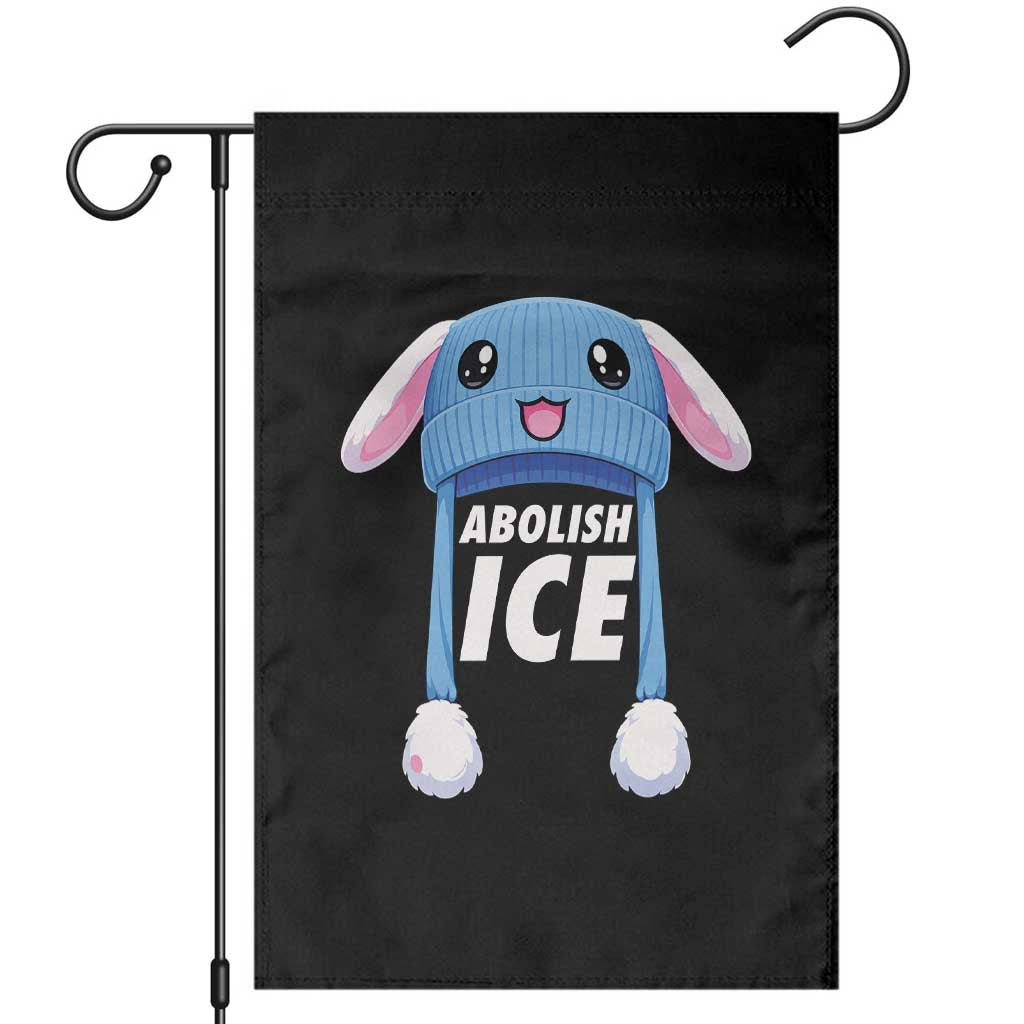 Abolish Ice Garden Flag Blue Bunny Hat Pro Immigrant Resist Minnesota