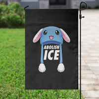 Abolish Ice Garden Flag Blue Bunny Hat Pro Immigrant Resist Minnesota