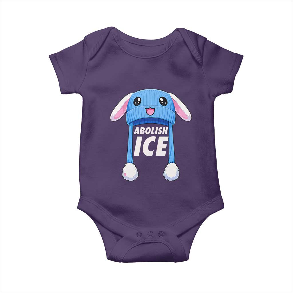 Abolish Ice Baby Onesie Blue Bunny Hat Pro Immigrant Resist Minnesota