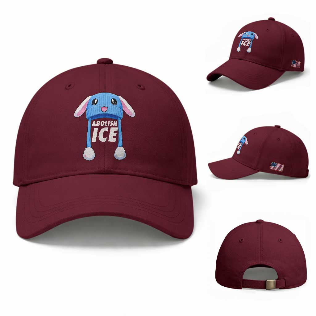 Abolish Ice Baseball Cap Blue Bunny Hat Pro Immigrant Resist Minnesota