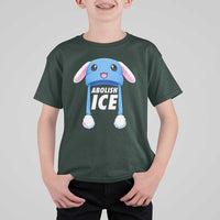 Abolish Ice T Shirt For Kid Blue Bunny Hat Pro Immigrant Resist Minnesota