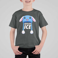 Abolish Ice T Shirt For Kid Blue Bunny Hat Pro Immigrant Resist Minnesota