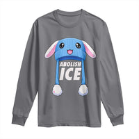 Abolish Ice Long Sleeve Shirt Blue Bunny Hat Pro Immigrant Resist Minnesota