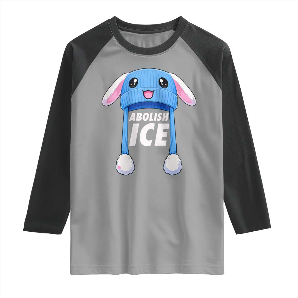 Abolish Ice Raglan Shirt Blue Bunny Hat Pro Immigrant Resist Minnesota